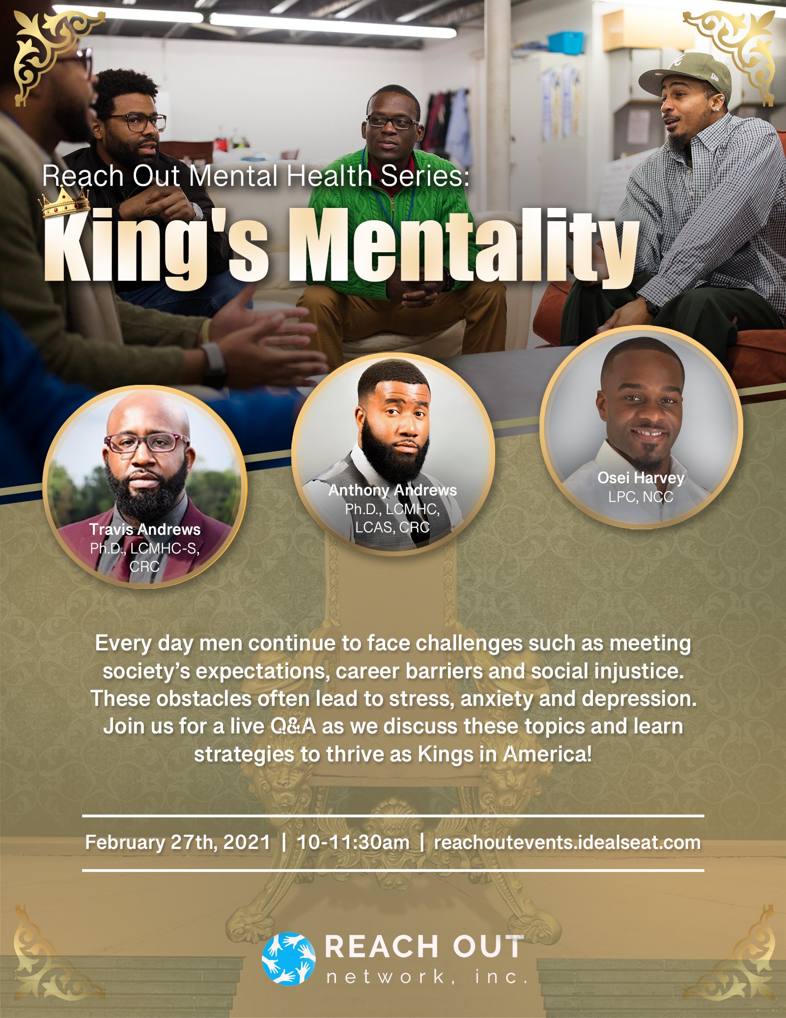 Reach Out Network Mental Health Series - King's Mentality